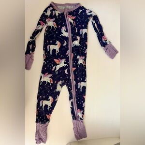Little Sleepies Magical Skies (Unicorns) Zippy 6-12m